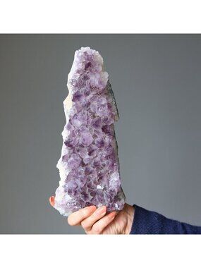 Amethyst Geode Purple Cluster Magnificently Large 11.5 inch